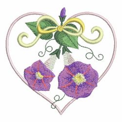 Floral Heart 10 machine embroidery designs