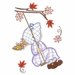 Autumn Sunbonnet Sue 09(Lg) machine embroidery designs