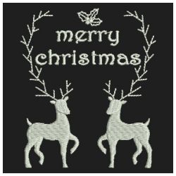 White Christmas(Md) machine embroidery designs