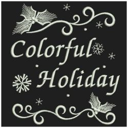 White Christmas 03(Md) machine embroidery designs