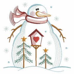 Vintage Snowman 6 02(Sm) machine embroidery designs