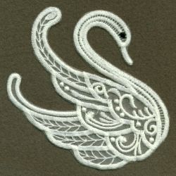 Organza Swan machine embroidery designs