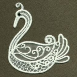 Organza Swan 03 machine embroidery designs
