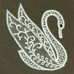 Organza Swan 07 machine embroidery designs