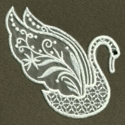 Organza Swan 08 machine embroidery designs