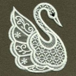 Organza Swan 09 machine embroidery designs