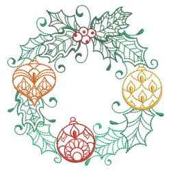 Vintage Christmas Ornaments 02(Md) machine embroidery designs
