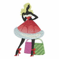 Christmas Fashion Girls machine embroidery designs