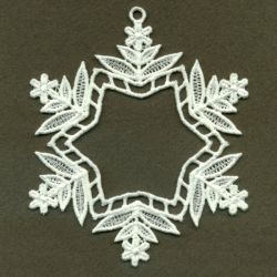 FSL Snowflake Photo Ornaments 2 17 machine embroidery designs