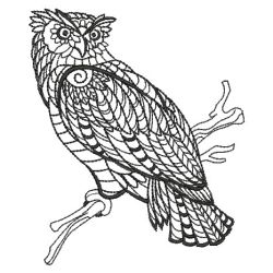 Blackwork Owls 2 05(Sm) machine embroidery designs