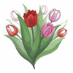 Gorgeous Flowers 01(Lg) machine embroidery designs