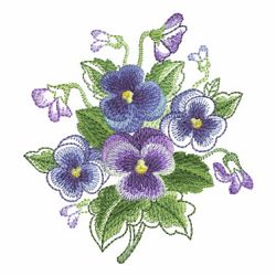 Gorgeous Flowers 02(Sm) machine embroidery designs
