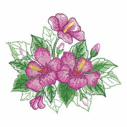Gorgeous Flowers 07(Lg) machine embroidery designs