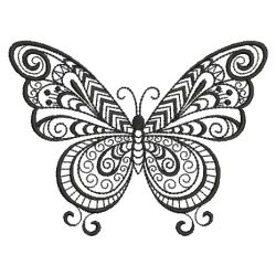 Blackwork Butterfly 02(Sm) machine embroidery designs