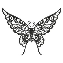 Blackwork Butterfly 04(Lg)