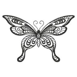 Blackwork Butterfly 06(Md) machine embroidery designs