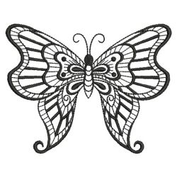 Blackwork Butterfly 08(Md) machine embroidery designs
