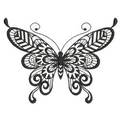 Blackwork Butterfly 10(Lg)