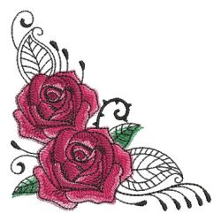 Valentine Roses 2 02 machine embroidery designs