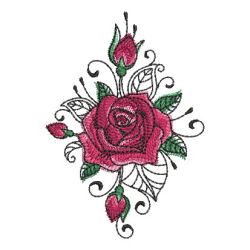 Valentine Roses 2 14 machine embroidery designs
