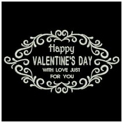 Happy Valentines Day 2 08(Sm) machine embroidery designs