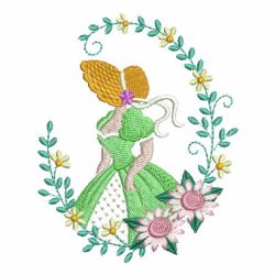 Belle In Garden 2 02 machine embroidery designs