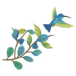 Leafy Birds 02(Lg) machine embroidery designs