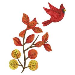 Leafy Birds 03(Lg) machine embroidery designs