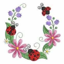 Spring Ladybugs 2 04 machine embroidery designs
