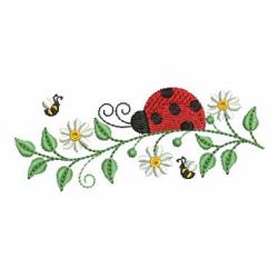 Spring Ladybugs 2 07 machine embroidery designs