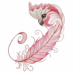 Parrot Feathers 03(Md) machine embroidery designs