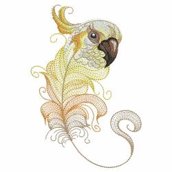 Parrot Feathers 04(Md) machine embroidery designs