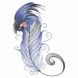 Parrot Feathers 06(Lg) machine embroidery designs