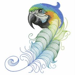 Parrot Feathers 09(Sm) machine embroidery designs