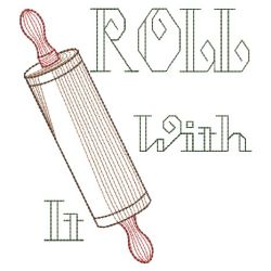 Vintage Kitchen Rules 08(Lg) machine embroidery designs