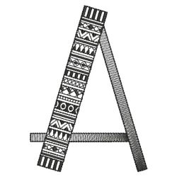 Blackwork Alphabet(Lg) machine embroidery designs