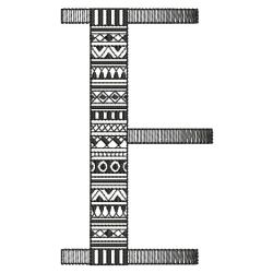 Blackwork Alphabet 05(Lg) machine embroidery designs