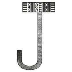 Blackwork Alphabet 10(Lg) machine embroidery designs