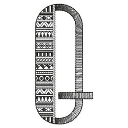 Blackwork Alphabet 17(Lg) machine embroidery designs