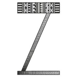 Blackwork Alphabet 26(Sm) machine embroidery designs