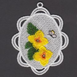 FSL Floral Cameos 08 machine embroidery designs