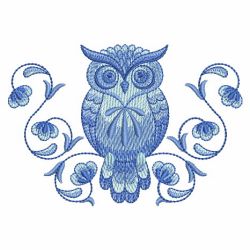 Delft Blue Owls 01(Lg)