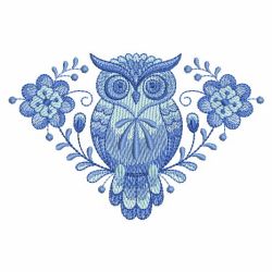 Delft Blue Owls 07(Lg)