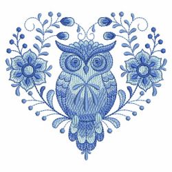 Delft Blue Owls 11(Lg)