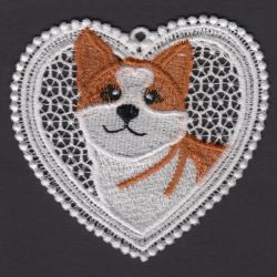 FSL I Love My Dog machine embroidery designs