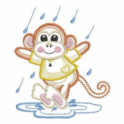 Vintage Dancing In The Rain 06(Md) machine embroidery designs