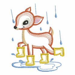 Vintage Dancing In The Rain 08(Lg) machine embroidery designs