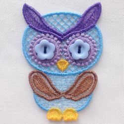 FSL Button Owls 04 machine embroidery designs