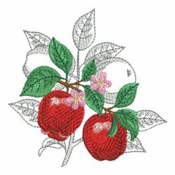 Fresh Fruits 3 07(Lg) machine embroidery designs