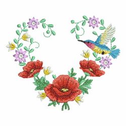 Heart Of Blooms 04(Lg) machine embroidery designs